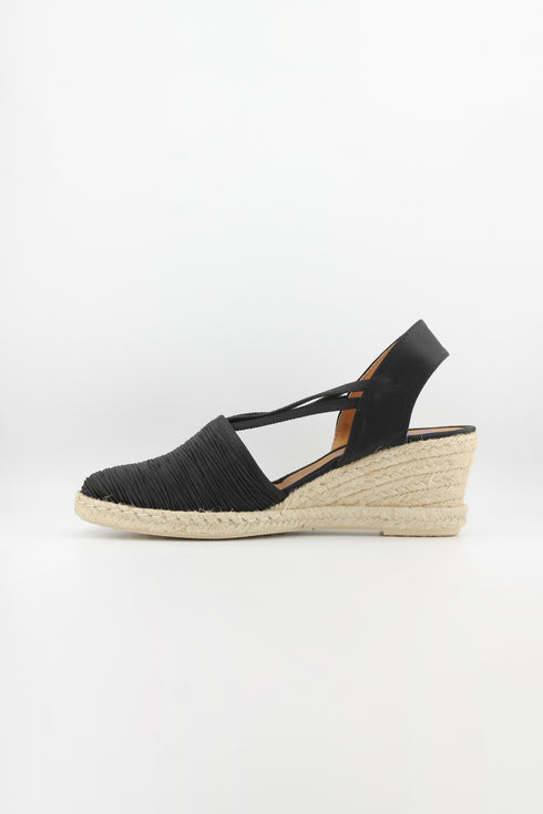 Verbenas Braided Wedge Espadrille Slingback Sandals